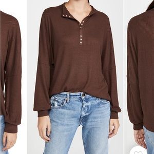 Nation LTD Roux Oversized Snap Henley